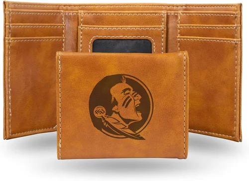 Miniatura 147 de NCAA Rico Industries - Billetera triple grabada con láser, con grabado láser, accesorio para hombre