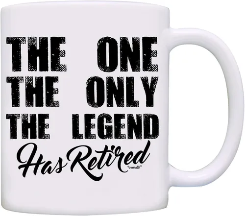 Miniatura 4 de Taza de café The One The Only The Legend Has Retirado-0079-Negro