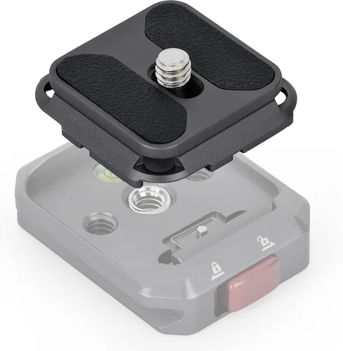 Miniatura 9 de IFOOTAGE Adaptador de cámara de acción de liberación rápida, adaptador de montaje de trípode de aluminio, placa de liberación rápida compatible