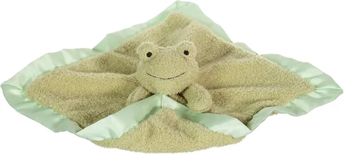 Miniatura 3 de Apricot Lamb Manta de felpa de lujo con diseño de rana verde y animales de peluche (rana verde, 14 pulgadas)