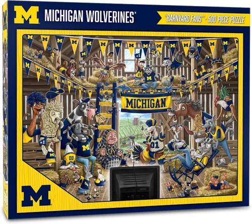 Miniatura 18 de YouTheFan NCAA Barnyard Fans - Rompecabezas de 500 piezas