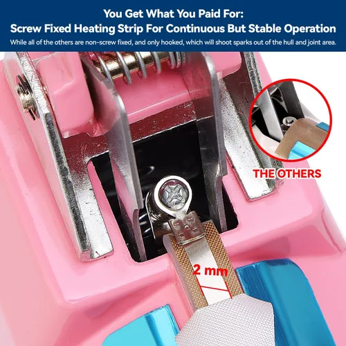 Miniatura 4 de Sellador Pro, Sellador térmico de impulso patentado de 8 pulgadas, Máquina de sellado de bolsas súper resistente de 2 mm de ancho de sellado con 2