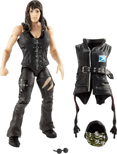 WWE MATTEL Nikki Cross Elite Collection - Figura de acción de lujo con detalles faciales realistas, equipo de anillo icónico y accesorios