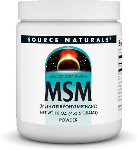 Source Naturals MSM, (metilsulfonilmetano) - 16 onzas en polvo