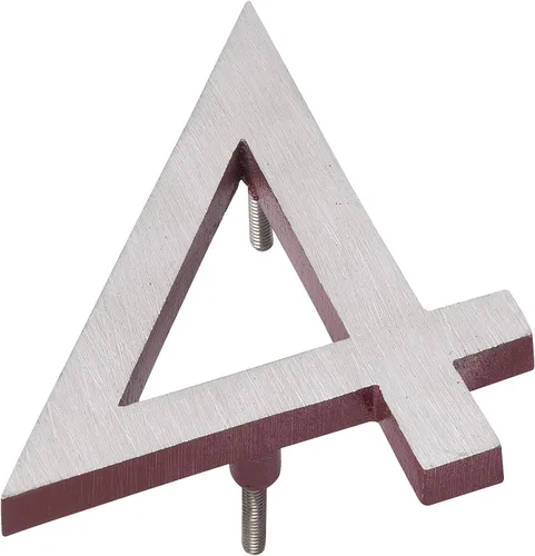 Miniatura 8 de Montague Metal Products MHN-06-F-BR2-2 - Números de casa de dirección flotantes modernos de aluminio cepillado, 6.0 in, níquel satinado