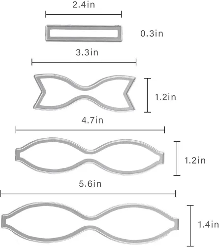 Miniatura 2 de Troqueles de corte de metal, troqueles de corte metálicos, plantillas de estampado de metal con lazo para bricolaje, álbumes de recortes, álbum