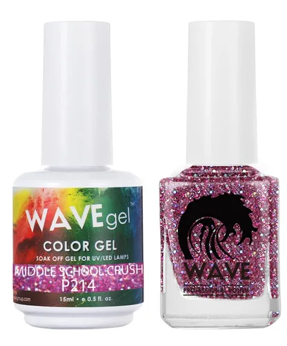 Miniatura 78 de WAVEGEL - Juego dúo de gel y esmalte de uñas a juego - Colección Simplicity - #P109 Blizzard I 0.5 onzas