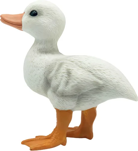 Miniatura 4 de Figuras realistas de animales de granja de patos de goma, figuras de animales de pato para juguetes de niños, juguetes de baño y para recuerdos
