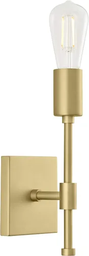 Miniatura 2 de Linea di Liara Berbella - Aplique de pared dorado moderno, aplique de pared para baño, apliques de pared para pasillo, lámpara de pared