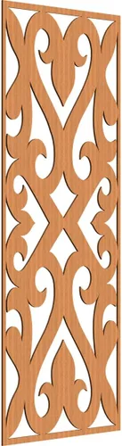 Miniatura 59 de Keene Paneles de pared decorativos de madera con calado, 9 3/8 pulgadas de ancho x 24 3/8 pulgadas de alto x 1/4 de alto, roble rojo rojo (Red Oak)