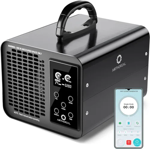Airthereal MA10K-PRO SMART WiFi Generador de Ozono - Ozonizador de Alta Capacidad de Producción de Ozono - Eliminador de Olores, Desodorante,
