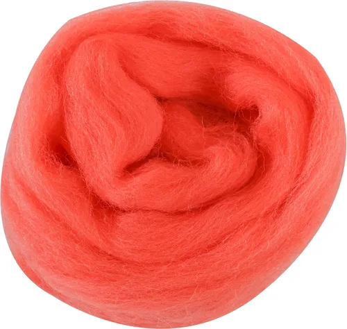 Miniatura 22 de 24 tipos de lana rosa, 4.23 oz (120 g), adecuado para fieltro húmedo y fieltro de aguja de telas hiladas de lana. Un paquete de prueba está Tonos