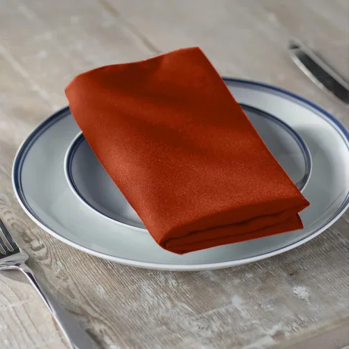 Miniatura 106 de LA Linen Paquete de 10 servilletas de popelina de poli, servilletas de tela suave, servilletas lavables y reutilizables, servilletas de mesa