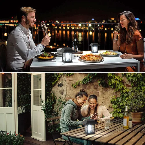 Miniatura 8 de Greluna Luces solares para exteriores, paquete de 6 luces solares impermeables de 6000 K de encendido/apagado automático para jardín, paisaje