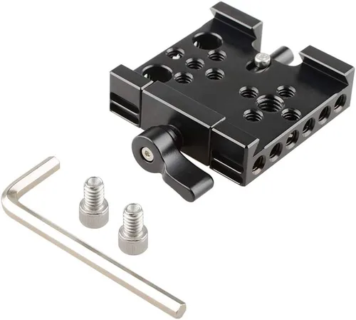 Miniatura 8 de CAMVATE Placa base de liberación rápida compatible con trípode Manfrotto 577/501 - 2406