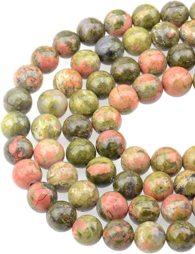 Miniatura 37 de Cuentas sueltas de 0.315 pulgadas/8mm de piedra natural redonda para hacer joyas con cordón elástico Sodalita azul