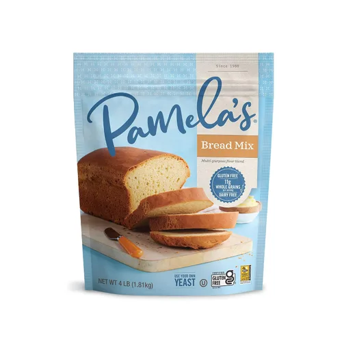Pamela's Products Mezcla de pan sin gluten, bolsas de 4 libras (paquete de 3)