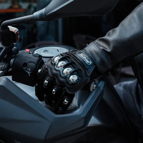 Miniatura 5 de ILM - Guante de aleación de acero con pantalla táctil para bicicleta, motocicleta, deportes motorizados y carreras