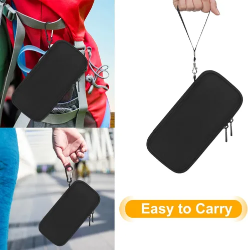 Miniatura 9 de BOVKE Funda de transporte para Garmin GPSMAP 64sx/66i/67/67i/66sr/66s/65s/78sc, Garmin inReach Explorer+ Senderismo GPS portátil y comunicador Negro