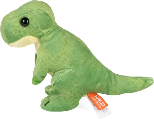 Miniatura 3 de Wild Republic Pocketkins Eco T.Rex, animal de peluche, 5 pulgadas, hecho de materiales reciclados, respetuoso con el medio ambiente
