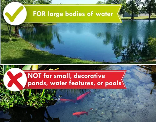 Miniatura 6 de Blue Lake and Pond Dye - Un galón de tinte profesional para lago y estanque, trata hasta 1 acre, color azul real, seguro para peces, vida silvestre