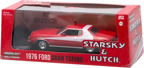Miniatura 2 de Greenlight 86442 1976 Ford Gran Torino Starsky and Hutch Escala 1:43 Diecast