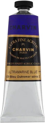 Miniatura 72 de Charvin Pintura acrílica profesional extrafina – verde absenta, tubo de 2.1 fl oz, pigmentos de triple fresado, resistente a la luz, pinturas