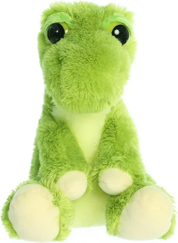 Miniatura 2 de Peluche de felpa de dinosaurio T-Rex con ojos de somnoliento, de Aurora World, 10 pulgadas