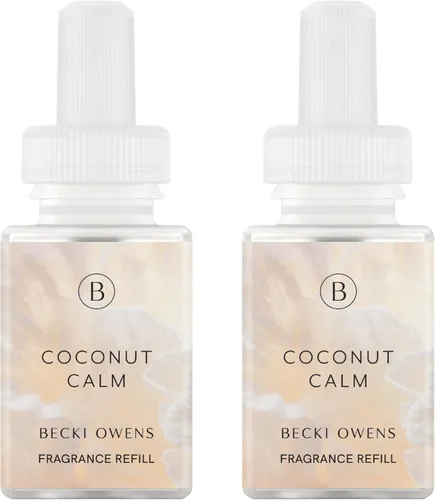 Pura & Becki Owens Recambio de Aroma para el Hogar - Difusor de Aire Inteligente para Hogar - Hasta 120 Horas de Fragancia de Lujo por Recambio -