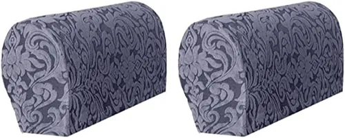 Miniatura 7 de Fundas elásticas para reposabrazos de sofá jacquard, funda europea de tejido suave para reposabrazos, funda protectora de muebles, fundas para sofá