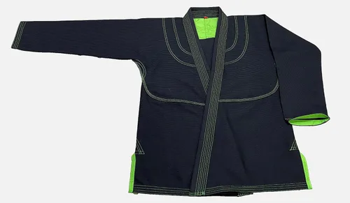 Miniatura 3 de Bjj Gi Jiu Jitsu Con Puntada Verde Bjj Gi Jiu Jitsu Kimonos Gi 100% Algodón Perl Tejido 450GSM