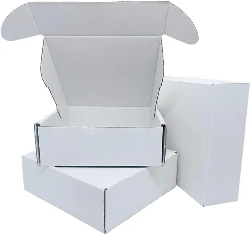 Miniatura 7 de Caja Blanca Pequeña 7 x 3.5 x 2 Pulgadas Paquete de 50 Cajas Corrugadas Reciclables para Regalos Almacenamiento Embalaje Comercial y Envío