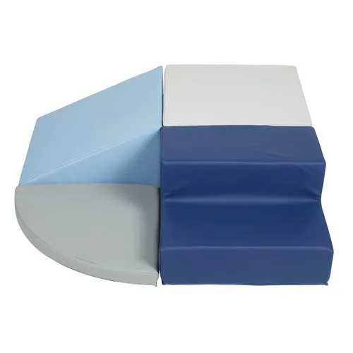 Miniatura 7 de SoftScape Escalador de Esquina para Tiempo de Juego de Niños Pequeños, estructura de juego activo para interiores para niños pequeños y niños