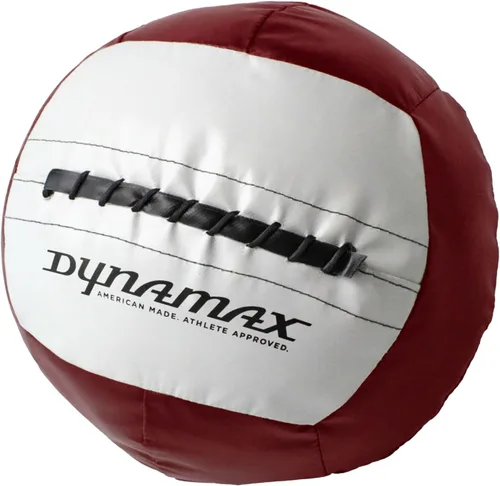 Miniatura 12 de Dynamax Standard Medicine Ball, 4–30 lb Soft Shell Wall Ball, 14-Inch Weighted Exercise Ball for Strength Training, Core Workouts, Conditioning &