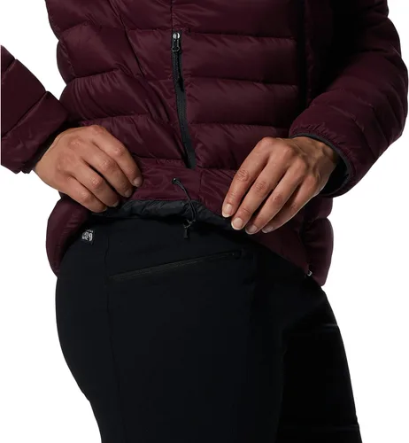 Miniatura 7 de Mountain Hardwear Deloro - Sudadera con capucha de plumón con cremallera completa para escalada y esquí, aislada, resistente al viento y al agua