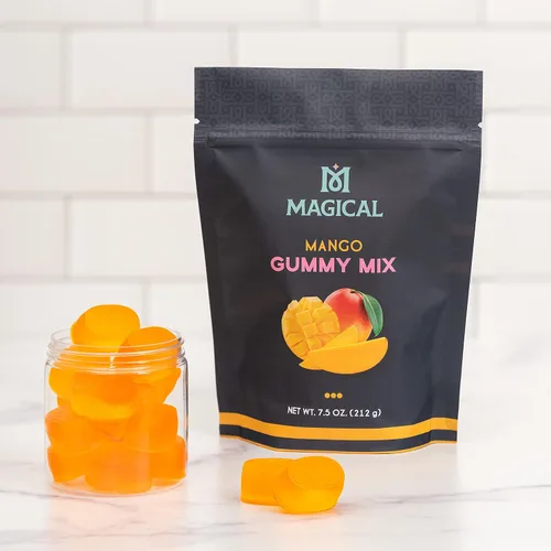 Miniatura 9 de Kit de Mezcla y Molde de Gomitas de Mantequilla Mágica – Mezcla Normal de Lima y Mango con Moldes de Silicona de 10 mL y Espatulas – Juego Fácil