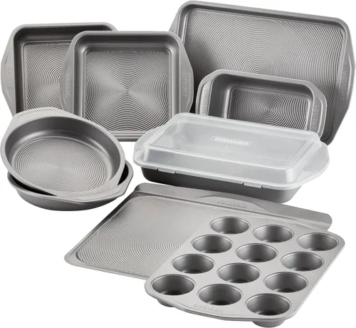 Miniatura 14 de Circulon Total Bakeware - Juego de horno tostador antiadherente y sartén personal para pizza, 4 piezas