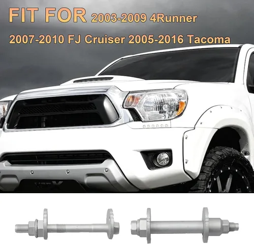 Miniatura 2 de Pernos de ajuste de punta inclinada de suspensión delantera, pernos de alineación de la placa de leva de control inferior para Toyota 03-09 4Runner