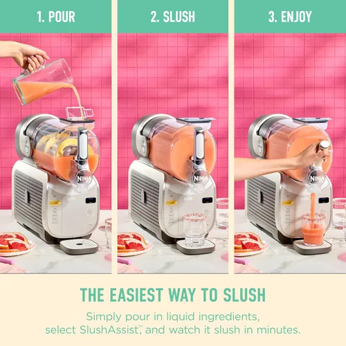 Miniatura 3 de Ninja SLUSHi XL - Máquina inteligente de bebidas congeladas y máquina de granizado Con tecnología SlushAssist Capacidad de 128 onzas Sodas