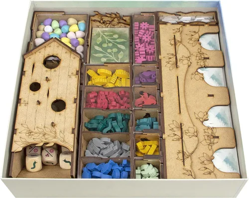 Organizador TowerRex para Juego de Mesa Wingspan y Expansión Europea, Expansión Oceanía, Inserción de Almacenamiento, No para Asia