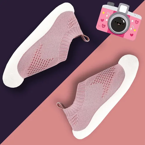 Miniatura 4 de Zapatos para bebés de 1 a 4 años, zapatos para niños pequeños, zapatos para niños y niñas, suela suave, tela de algodón antideslizante, malla
