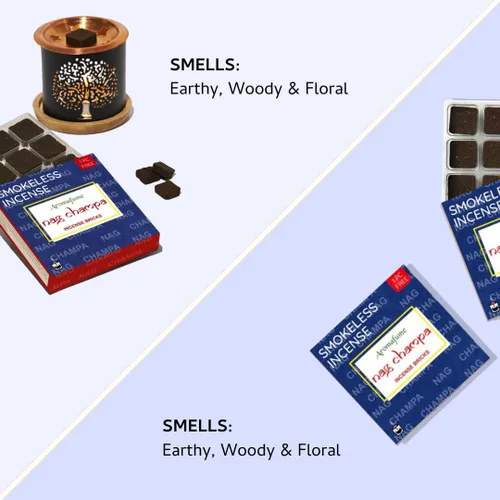 Miniatura 4 de Ladrillos y quemador de incienso Nag Champa - Super Set