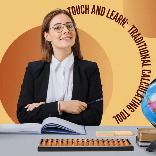 Miniatura 7 de Flexzion SorobanAbacus para adultos y niños – Soroban japonés de plástico de 11 pulgadas con 5 cuentas y 17 varillas para aprendizaje