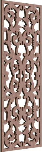 Miniatura 142 de Meadville Paneles decorativos de pared de madera con calado, 9 3/8 pulgadas de ancho x 24 3/8 pulgadas de alto x 1/4 de alto, aliso