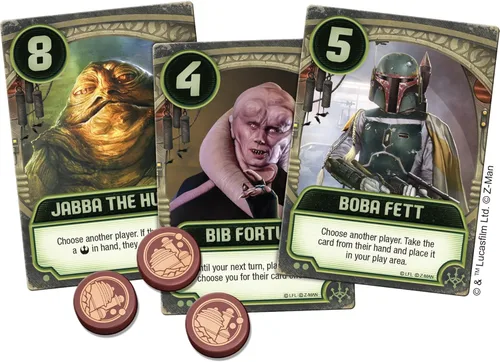 Miniatura 5 de Jabba's Palace A Love Letter Game - Juego de estrategia para niños y adultos, juego de estrategia para niños y adultos en el universo de Star Wars