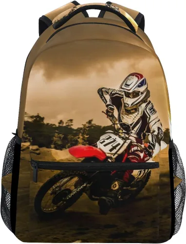 Miniatura 10 de Nerxy Mochila Mochila Mochila Ligera Casual Mochila para Viajes Deportes, Bandera azul, Tamaño único, Mochilas Daypack