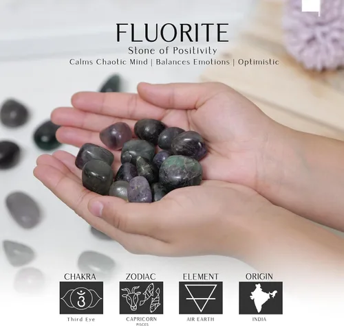 Miniatura 3 de Cristales curativos de múltiples floritas, piedras y rocas pulidas, moldavita pulida, lunares de cristal, cosas de cristal, piedras energéticas