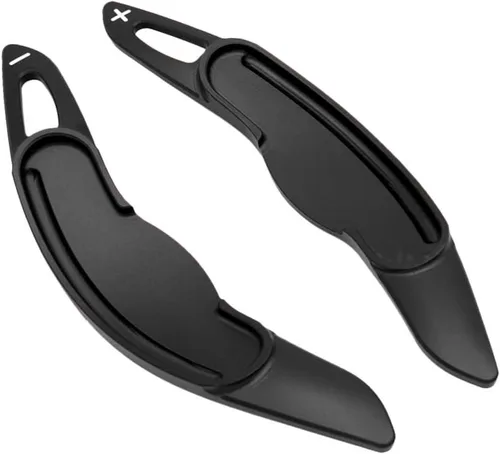 Extensiones de palanca de cambios para BMW Mini MK3 F54 F55 F56 F57 F60 Cooper de metal para volante, cubierta de palanca de cambios de paleta, Negro
