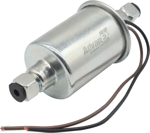 Miniatura 5 de Bomba de combustible eléctrica de 12 V universal de baja presión 5-9 PSI gasolina diésel en línea de metal sólido compatible con carburador HEP-02A