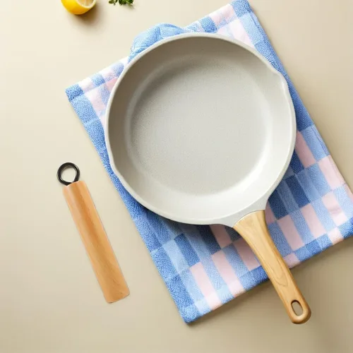 Miniatura 4 de Mikinona Wok Mango Wok Accesorios Mango Desmontable Utensilios de Cocina de Repuesto de Olla de Repuesto de Mango de Madera Universal Utensilios